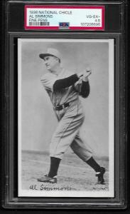 1936 National Chicle Al Simmons PSA 4.5 Card