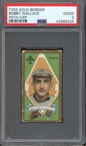 1911 T205 Bobby Wallace Baseball Card - PSA 2