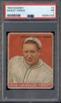 1933 Goudey Dazzy Vance Rookie Card PSA 1