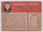 1961 Fleer Ray Schalk Baseball Card