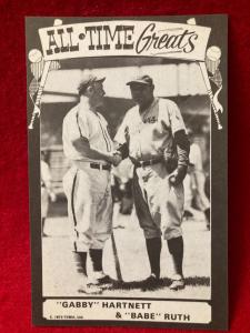 1973 TCMA Gabby Hartnett Babe Ruth Baseball Card