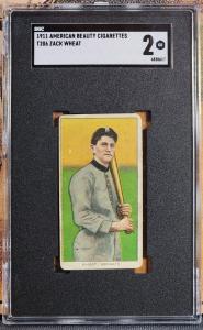 Zack Wheat 1909-11 T206 Brooklyn HOF Card