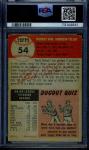 1953 Topps Bob Feller #54 Cleveland Indians Card