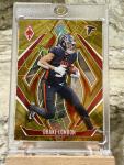 Drake London 2024 Panini Phoenix Gold Lazer Prizm