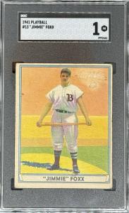 1941 Play Ball Jimmie Foxx #13 Card