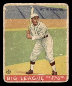 1933 Goudey Baseball Card #35 Al Simmons