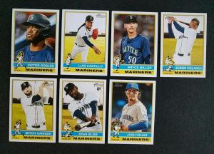 2025 Topps Heritage Seattle Mariners Team Set