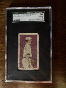 1910 E96 Home Run Baker Sports Card