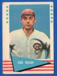 1961 Fleer Edd Roush Baseball Card #72