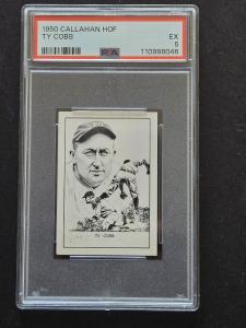 1950 Callahan Ty Cobb HOF Card - PSA 5