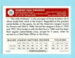 1952 Topps Reprint #196 Solly Hemus Card