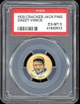 1930 Cracker Jack Dazzy Vance Baseball Pin