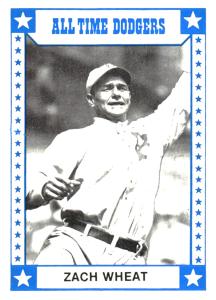 1980 Dodgers Greats Zach Wheat TCMA #6 Card