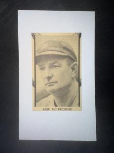 Bill McKechnie Vintage 1936 Photo Card, Boston Braves