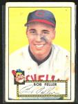 Bob Feller 1952 Topps Baseball Card #88