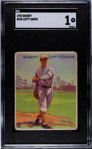1933 Goudey Lefty Grove Baseball Card #220