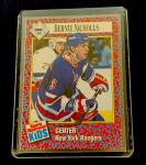 Bernie Nicholls 1991 New York Rangers Card