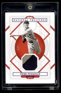 2021 Panini National Treasures Herb Pennock Jersey Patch
