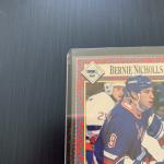 Bernie Nicholls 1991 New York Rangers Card