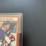 Bernie Nicholls 1991 New York Rangers Card