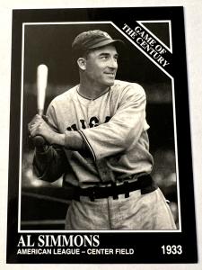 1993 Conlon Collection Al Simmons Sports Card