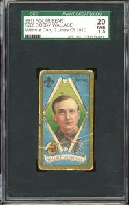 1911 T205 Polar Bear Bobby Wallace Baseball Card