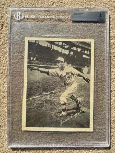 1936 Dizzy Dean Goudey National Chicle Card