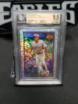 Beckett 9.5 Billy Hamilton 1989 Bowman Silver Refractor