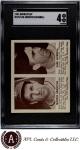 1941 Doubleplay #139/140 Carl Hubbell Card SGC 4