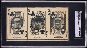1927 W560 Lefty Grove Al Simmons & Vic Aldridge Card