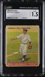 1933 Goudey #22 Pie Traynor Rookie Card