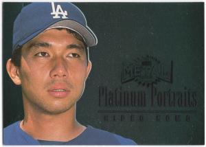 Hideo Nomo MLB Dodgers Trading Cards Collection