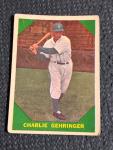 1960 Fleer Charlie Gehringer Baseball Card #58