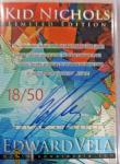 Kid Nichols 18/50 Art Card Signed by Edward Vela