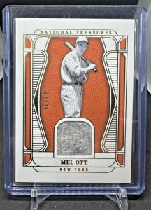 2025 National Treasures Mel Ott Player Worn Card