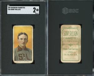 1909 T206 Bobby Wallace St. Louis Browns Card