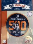 Miguel Cabrera 500 Home Runs Commemorative Patch