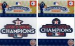 Houston Astros World Series Champions Two Patch Set