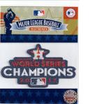 Houston Astros World Series Champions Two Patch Set
