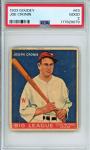 1933 Goudey Joe Cronin Baseball Card #63