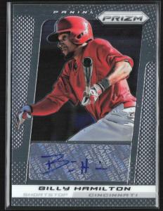 Billy Hamilton 2013 Panini Prizm Auto Cincinnati Reds