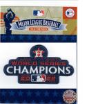 Houston Astros World Series Champions Two Patch Set
