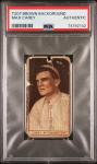 1912 T207 Max Carey Brown Background Card