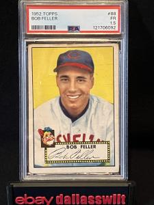 1952 Topps Bob Feller #88 Hall of Famer
