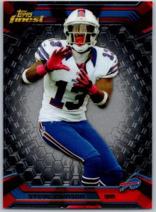 2013 Finest Steve Johnson Buffalo Bills Card