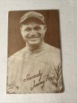 Jimmie Foxx 1939-46 Salutation Exhibit Card