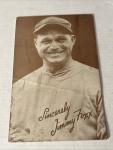 Jimmie Foxx 1939-46 Salutation Exhibit Card
