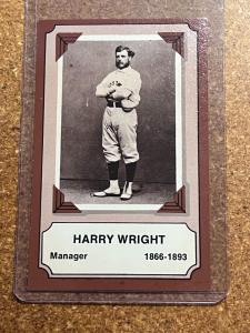 1974 Fleer R.G. Laughlin Baseball #2 Harry Wright