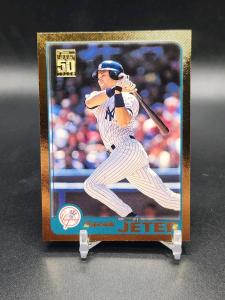 2001 Topps Derek Jeter #100 Gold Card