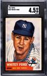 1953 Topps Whitey Ford #207 Baseball Card